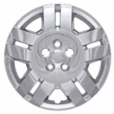 Coast2Coast 17", 5 Split Spoke, Silver, Plastic, Set Of 4, Bolt On IWC46817S